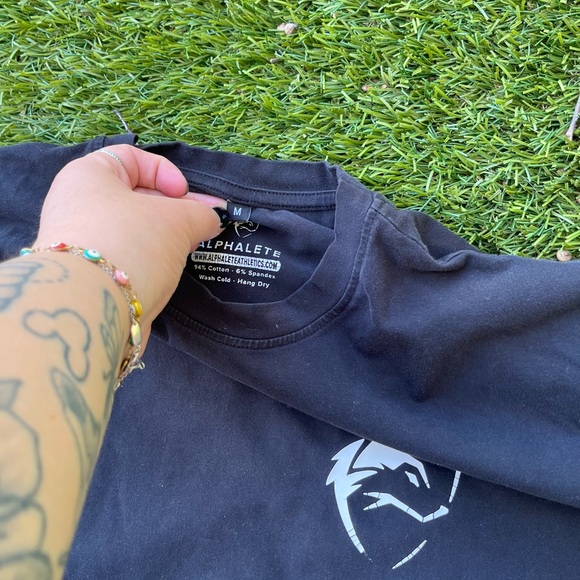 Alphalete Mens Logo T-Shirt - Picture 4 of 5